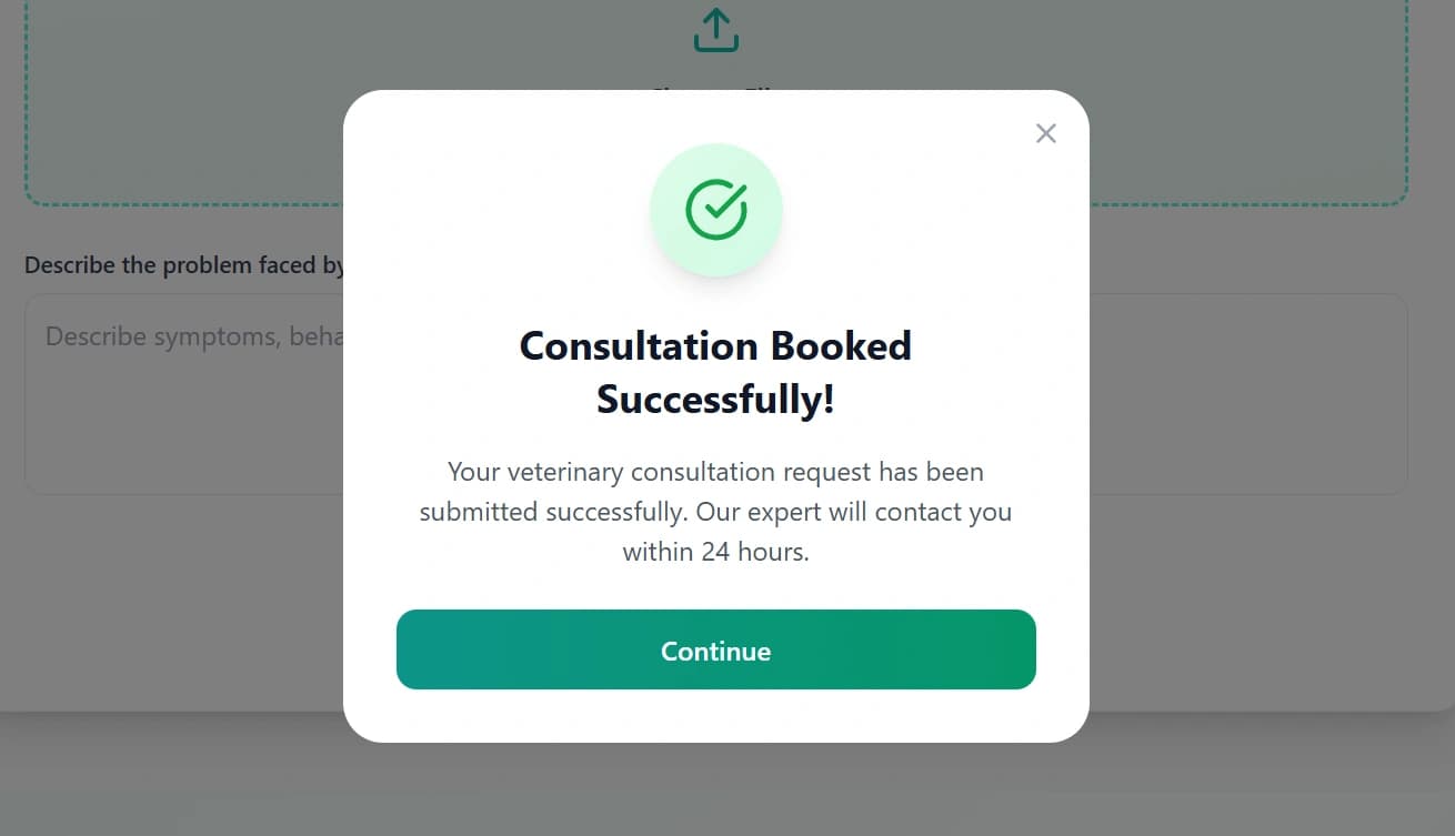 ಕರೆ ಅಥವಾ ವೀಡಿಯೊ ಸಮಾಲೋಚನೆ ಪಡೆಯಿರಿ - ಪ್ರಮಾಣಿತ ಪಶುವೈದ್ಯರಿಂದ ತಜ್ಞ ಸಲಹೆ ಪಡೆಯಿರಿ